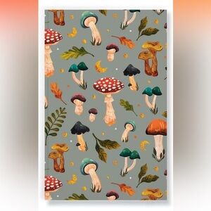 DENIK Mushroom Garden Classic Layflat Notebook, 8.25-inch Length, NWT